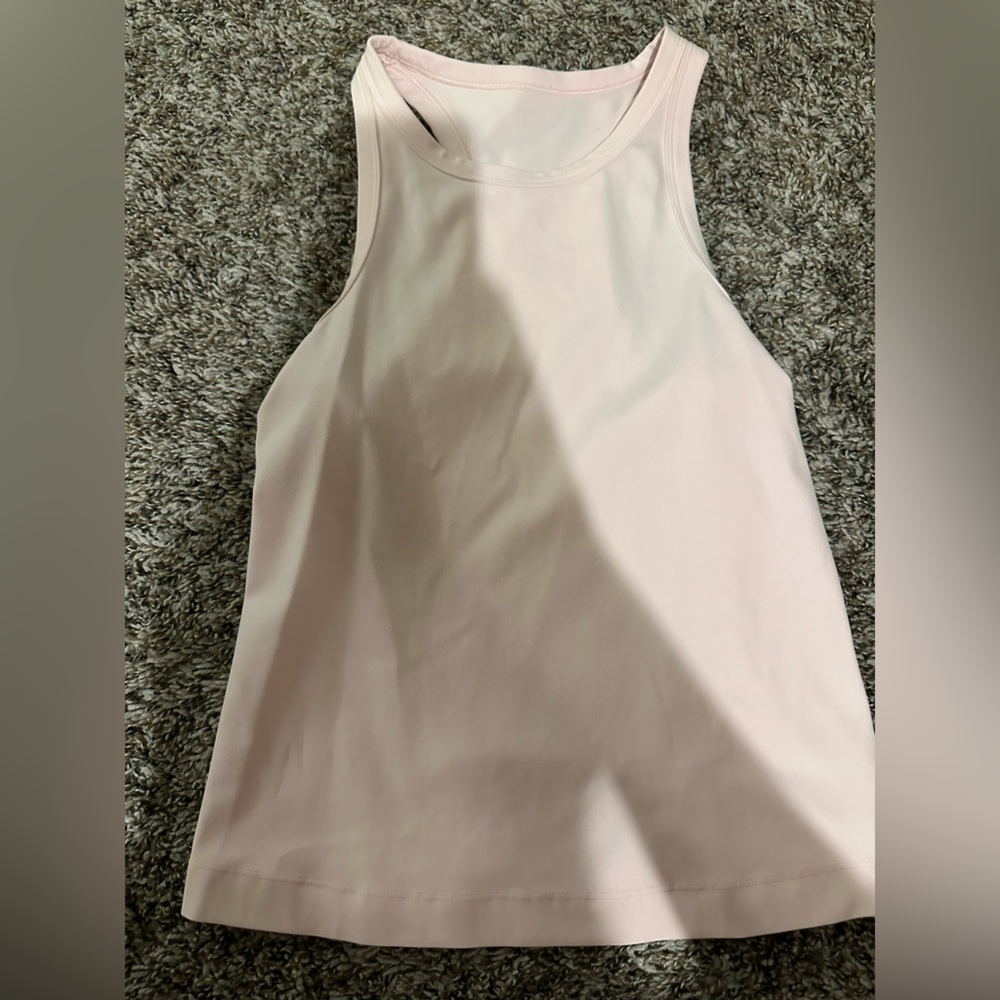 baby pink lululemon Align Waist-Length Racerback Tank Top- size 2
